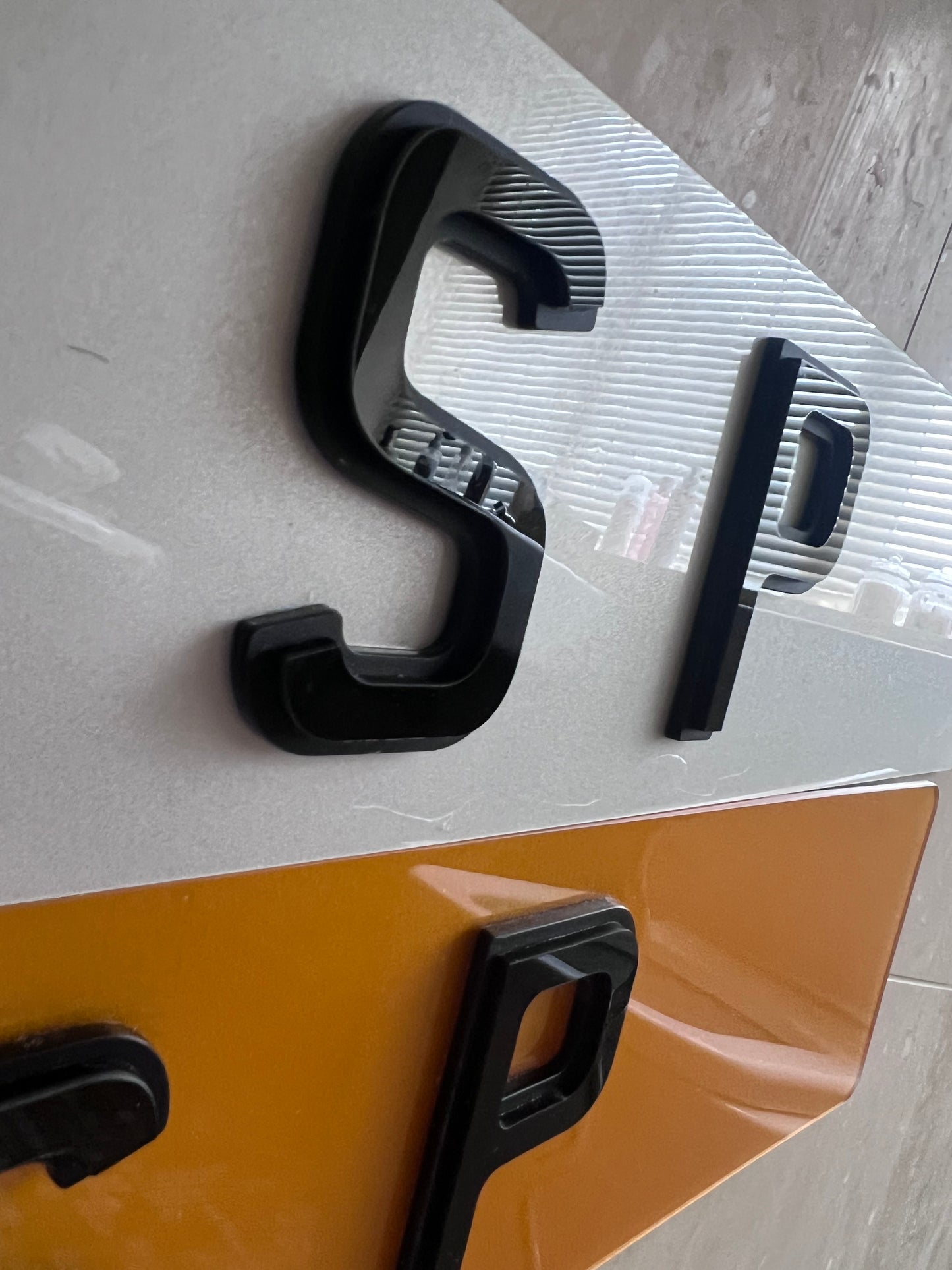 Premium 4D Shadow Number Plates (Front & back)