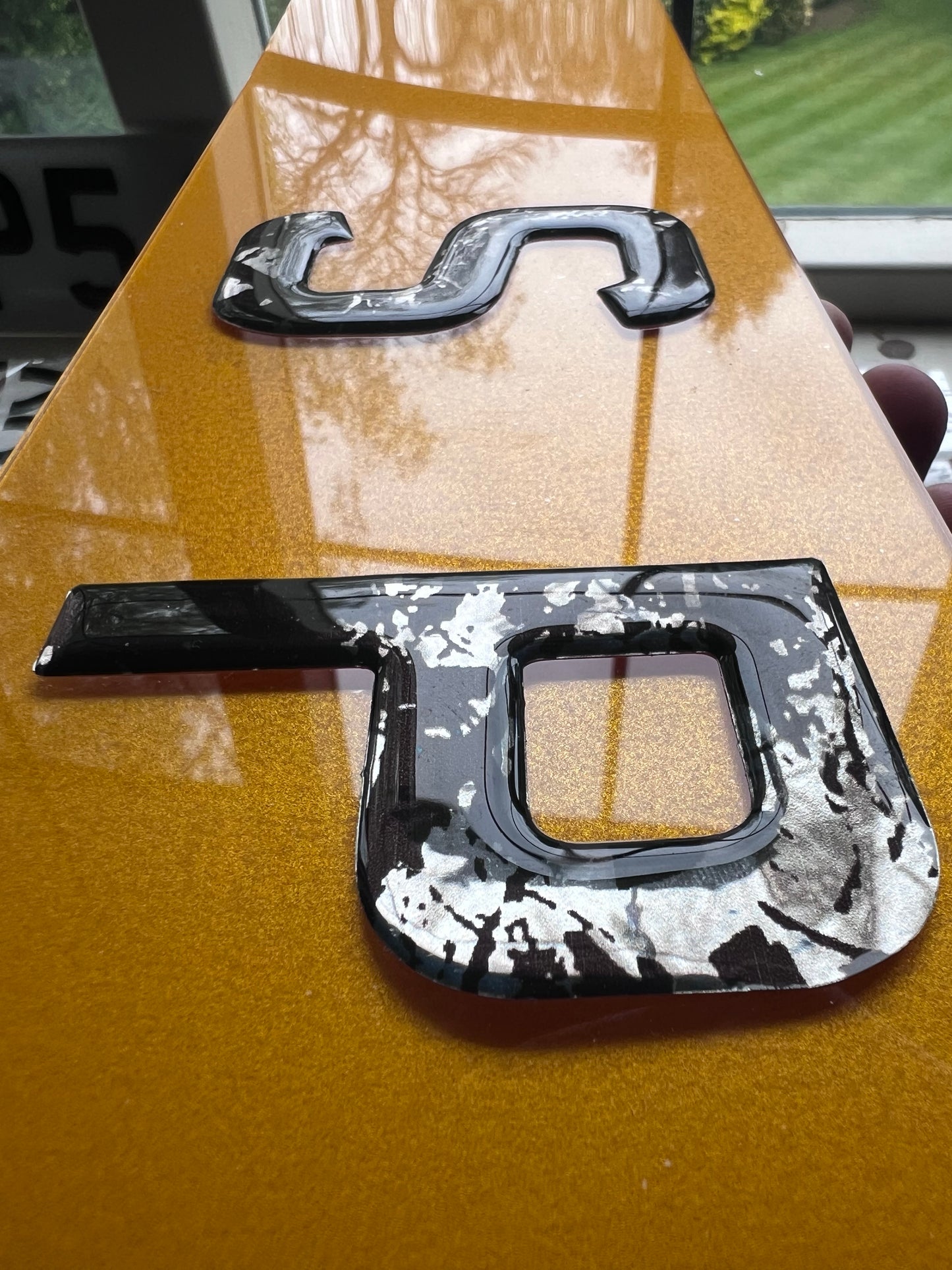 3D Forged Carbon (Front & back)